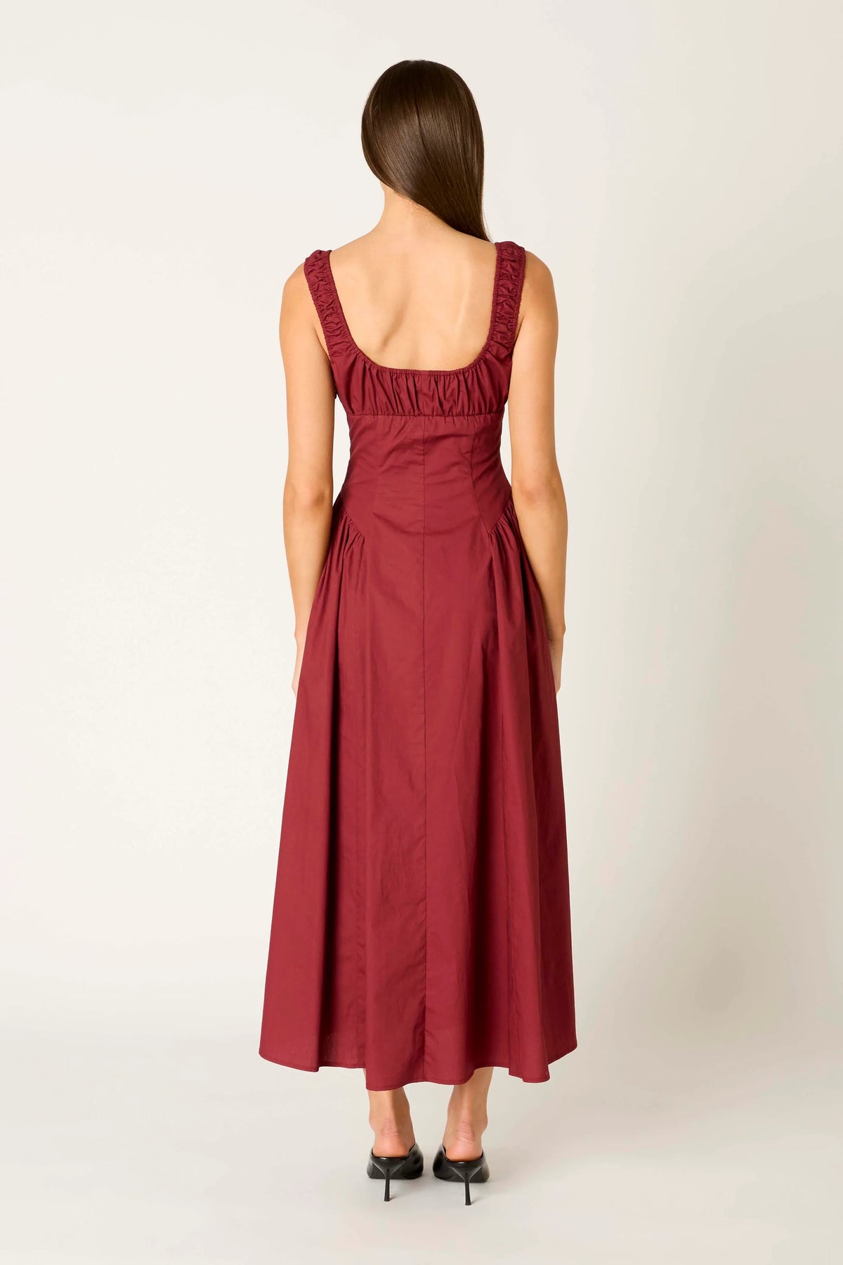 Vittoria Dress - Merlot