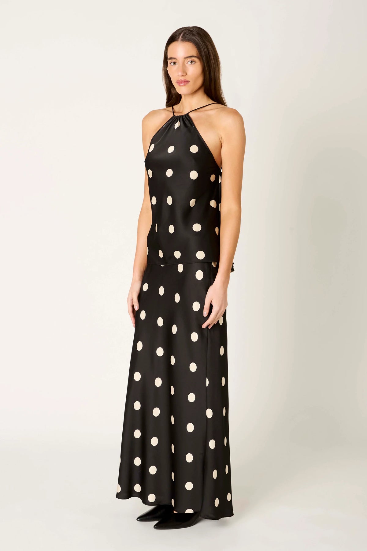 Natalia Dot Maxi Skirt