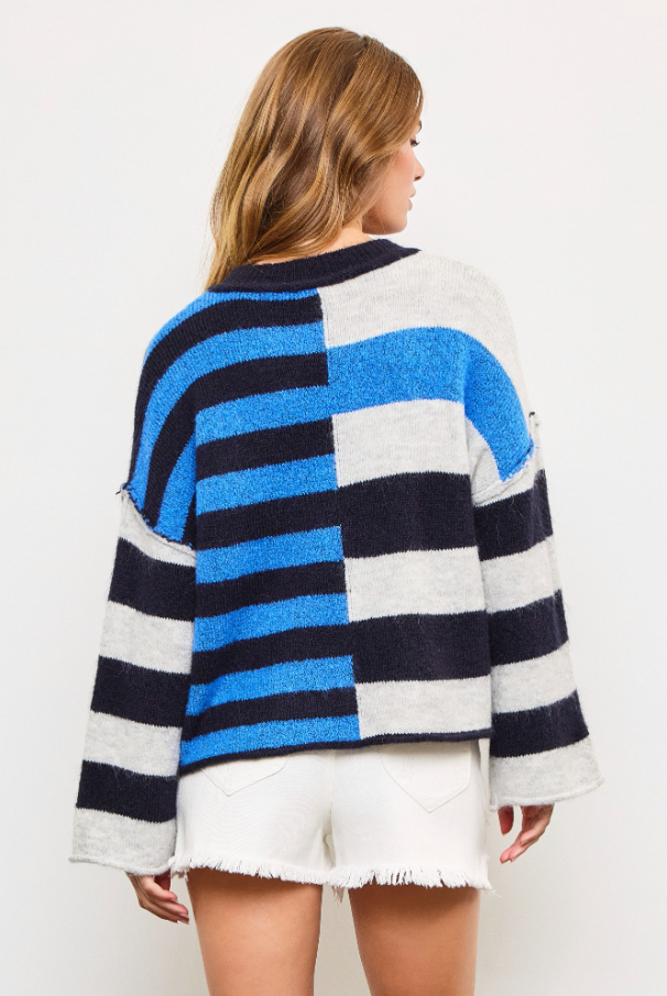 Multi Stripe Knit Top