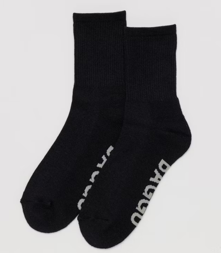 Ribbed Socks - Black