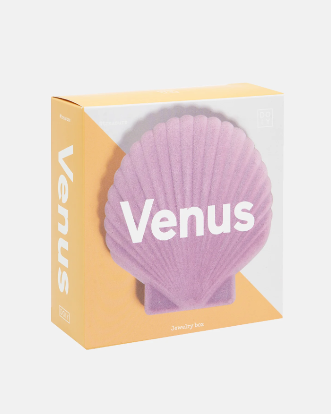 Venus Velvet Jewelry Box - Light Lilac