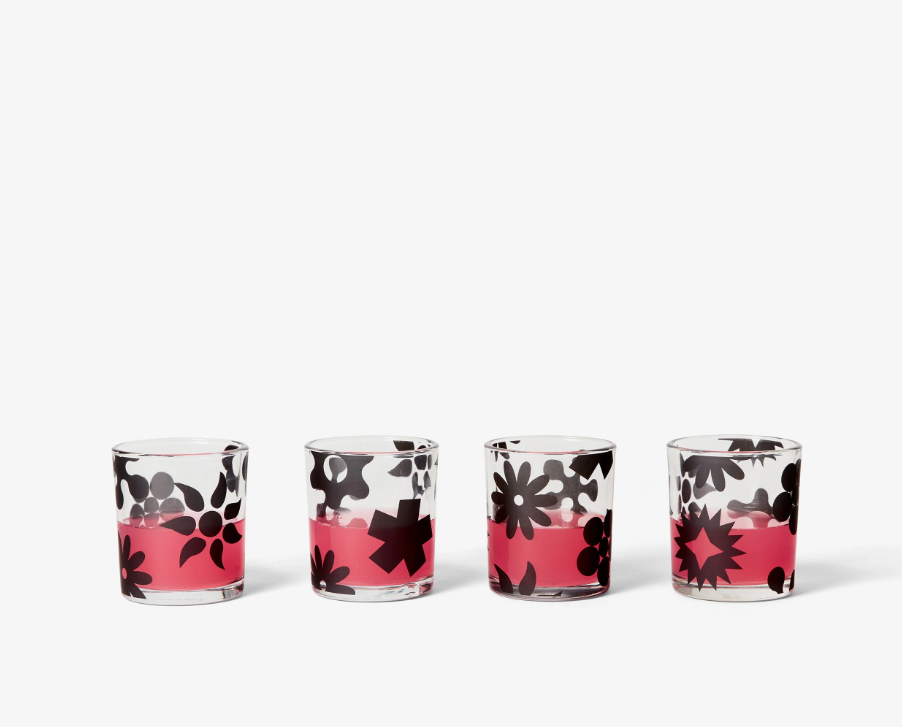 Dusen Dusen Pattern Glasses - Black