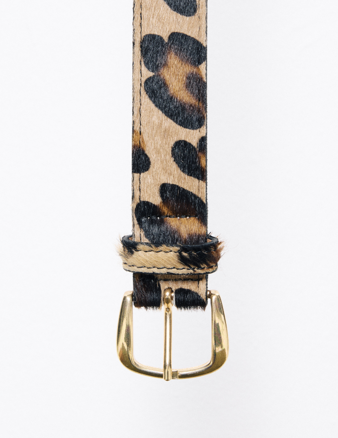 Andrea Leopard Belt