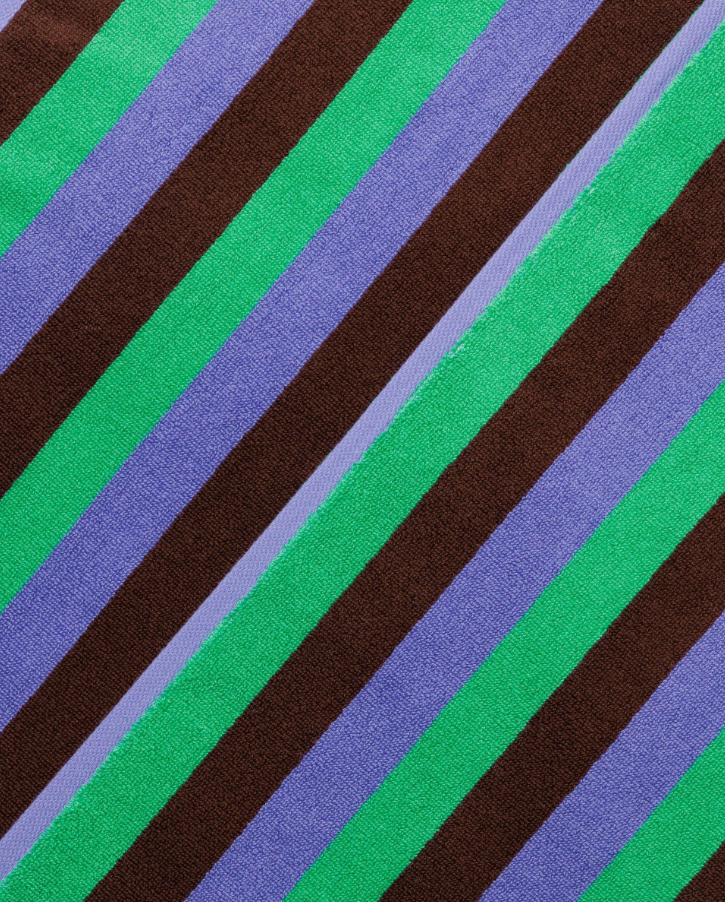 Bath Towel - Mint 90's Stripe