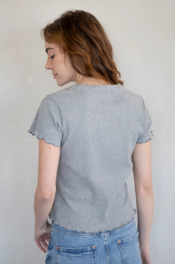 Hailie Top - Grey