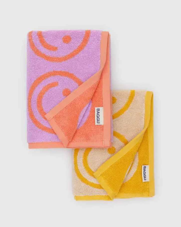 Hand Towel Set - Happy Lilac Marigold