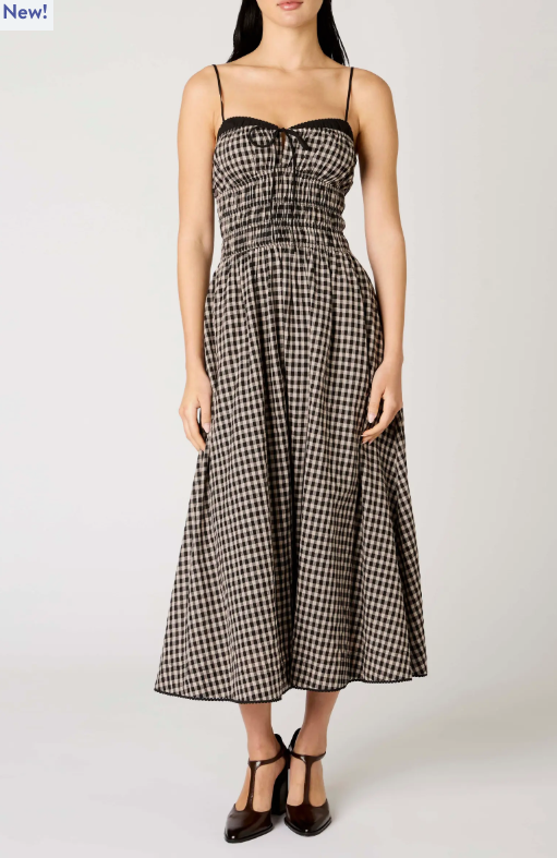 Gingham Maxi Dress
