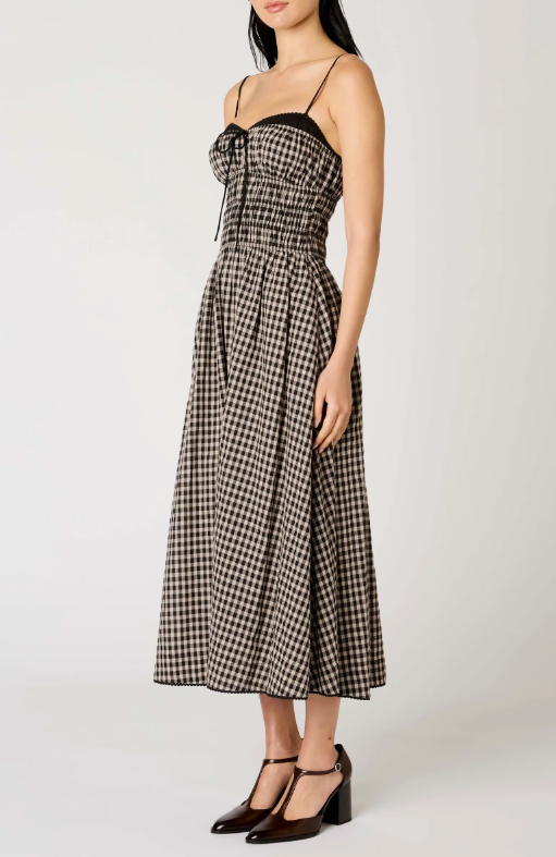 Gingham Maxi Dress