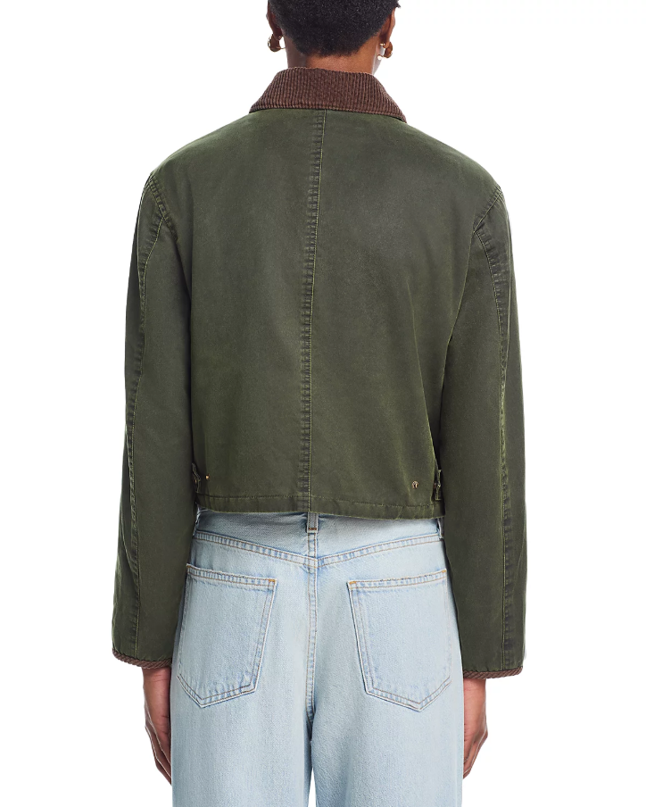 Waxed Cropped Jacket