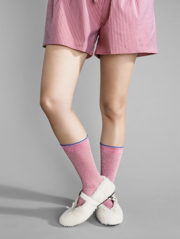 Lumiesta Lettuce Cuff Crew - Pink