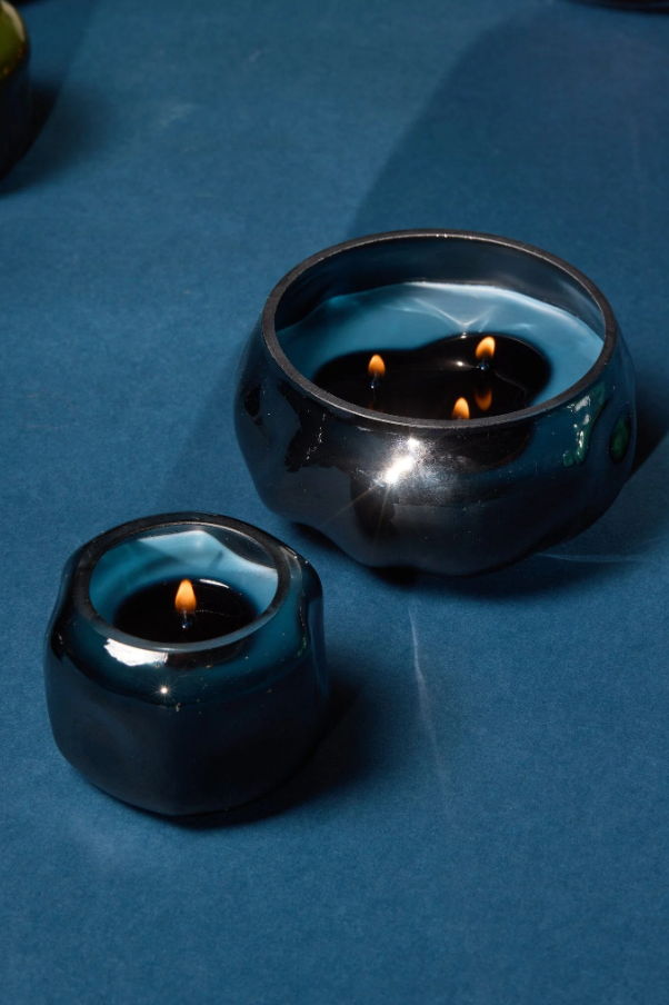 Basalt 5 oz Candle - Rosewater Santal
