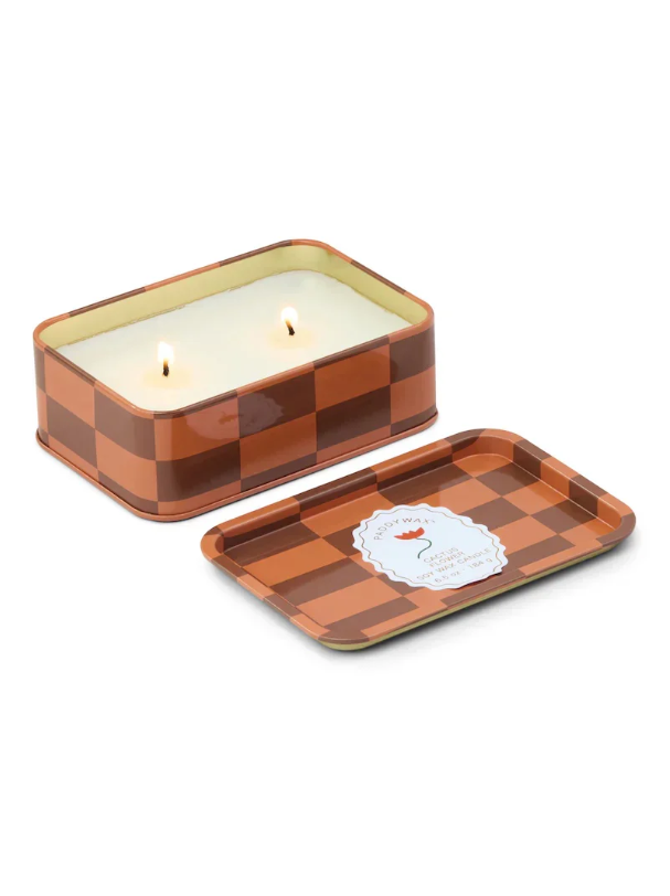 Dopo 6.5oz Printed Tin Candle - Cactus Candle