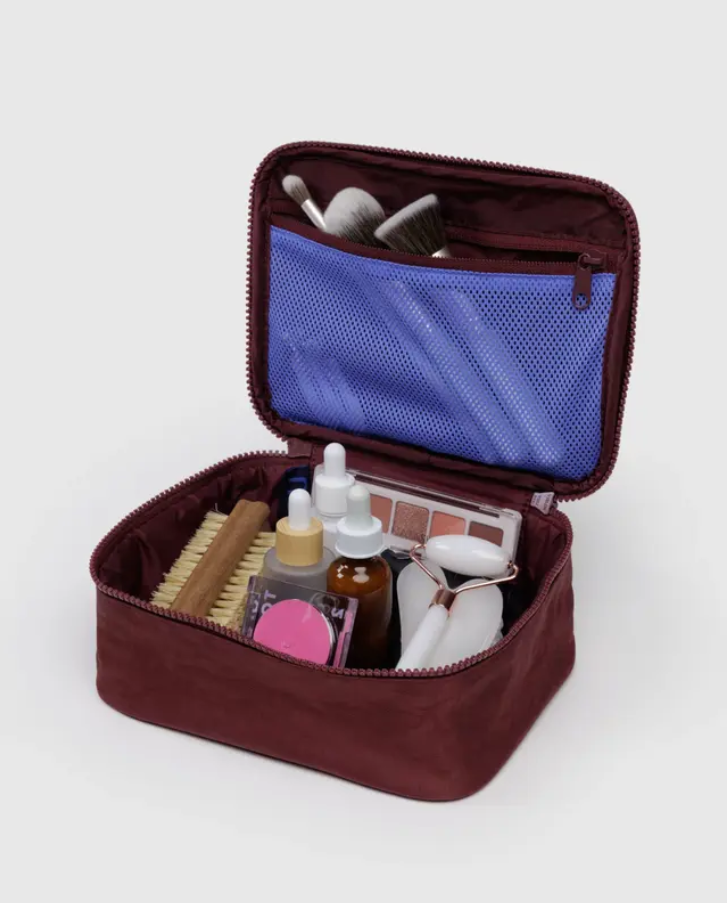 Small Cosmetic Case - Mahogany