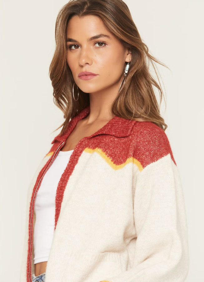 Rodeo Cowboy Zip Sweater