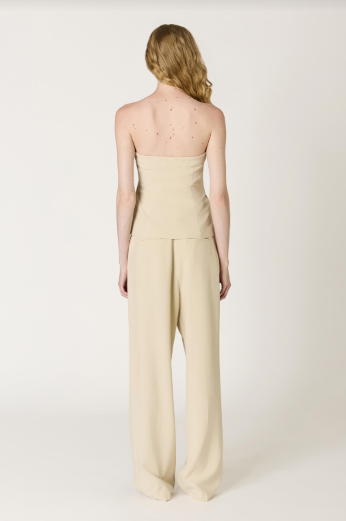 Grainge Strapless Top - Sand