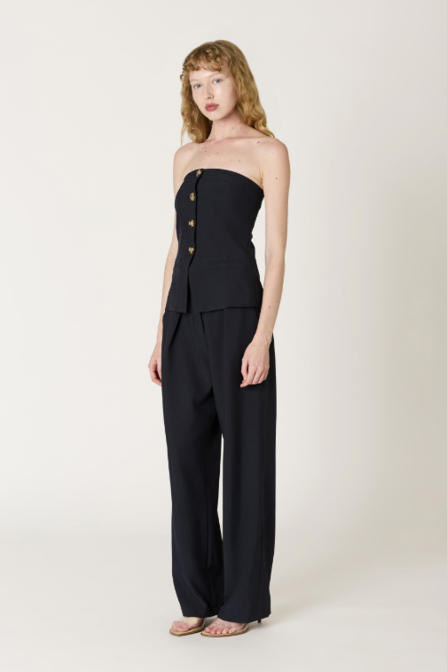 Grainge Strapless Top - Indigo