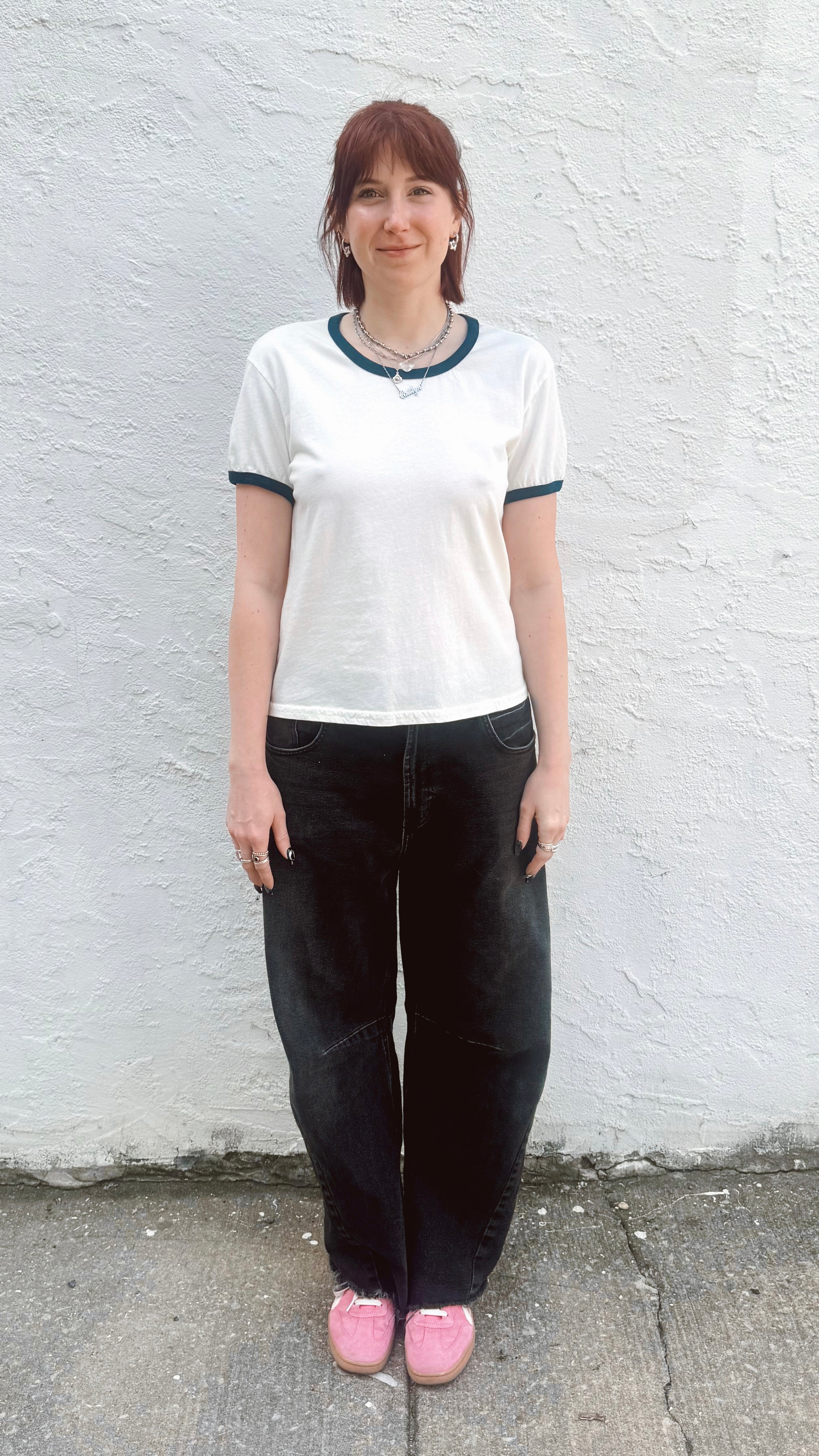 Vintage Ringer Tee - Navy