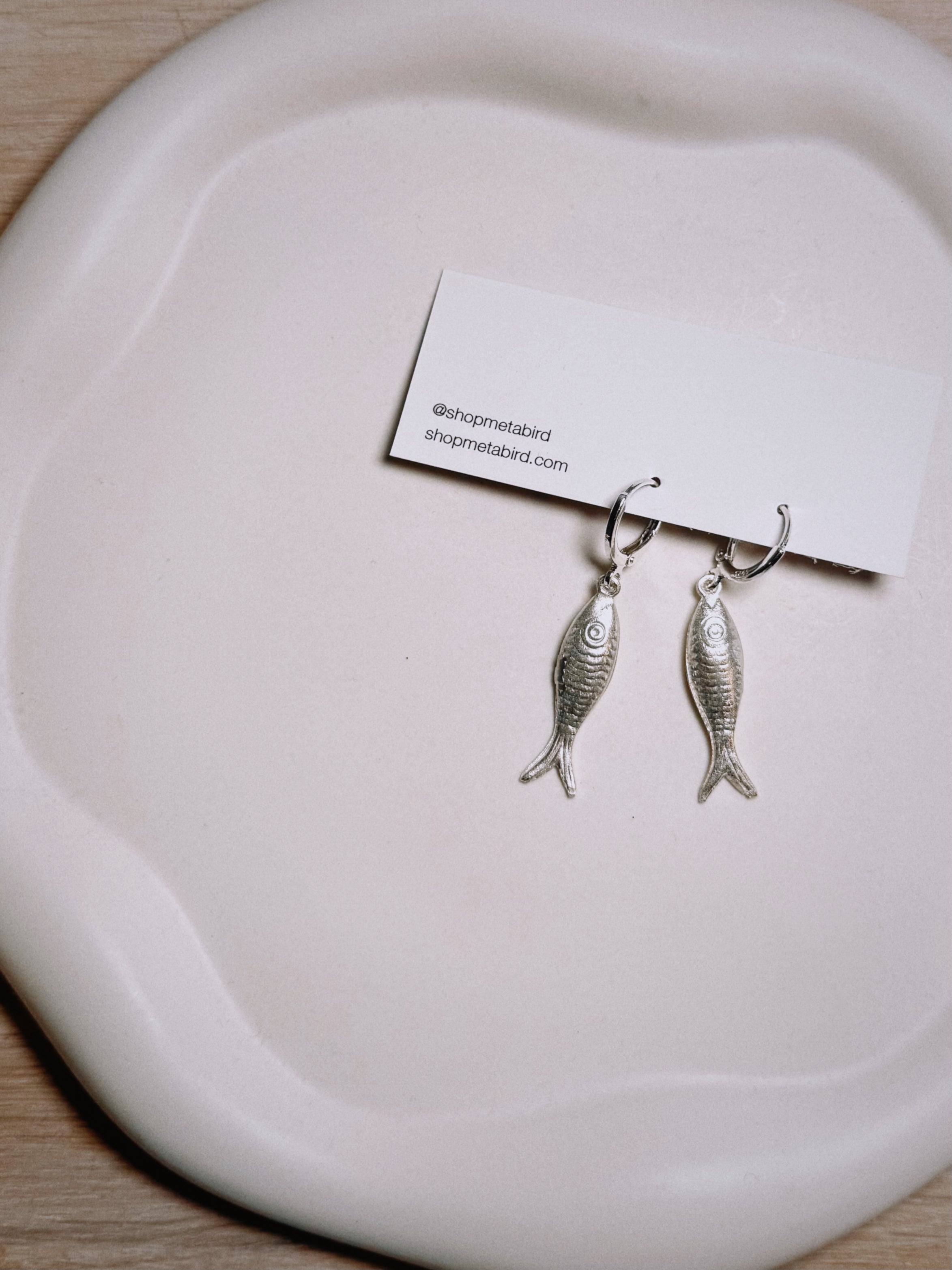 Fish Earrings - Silver
