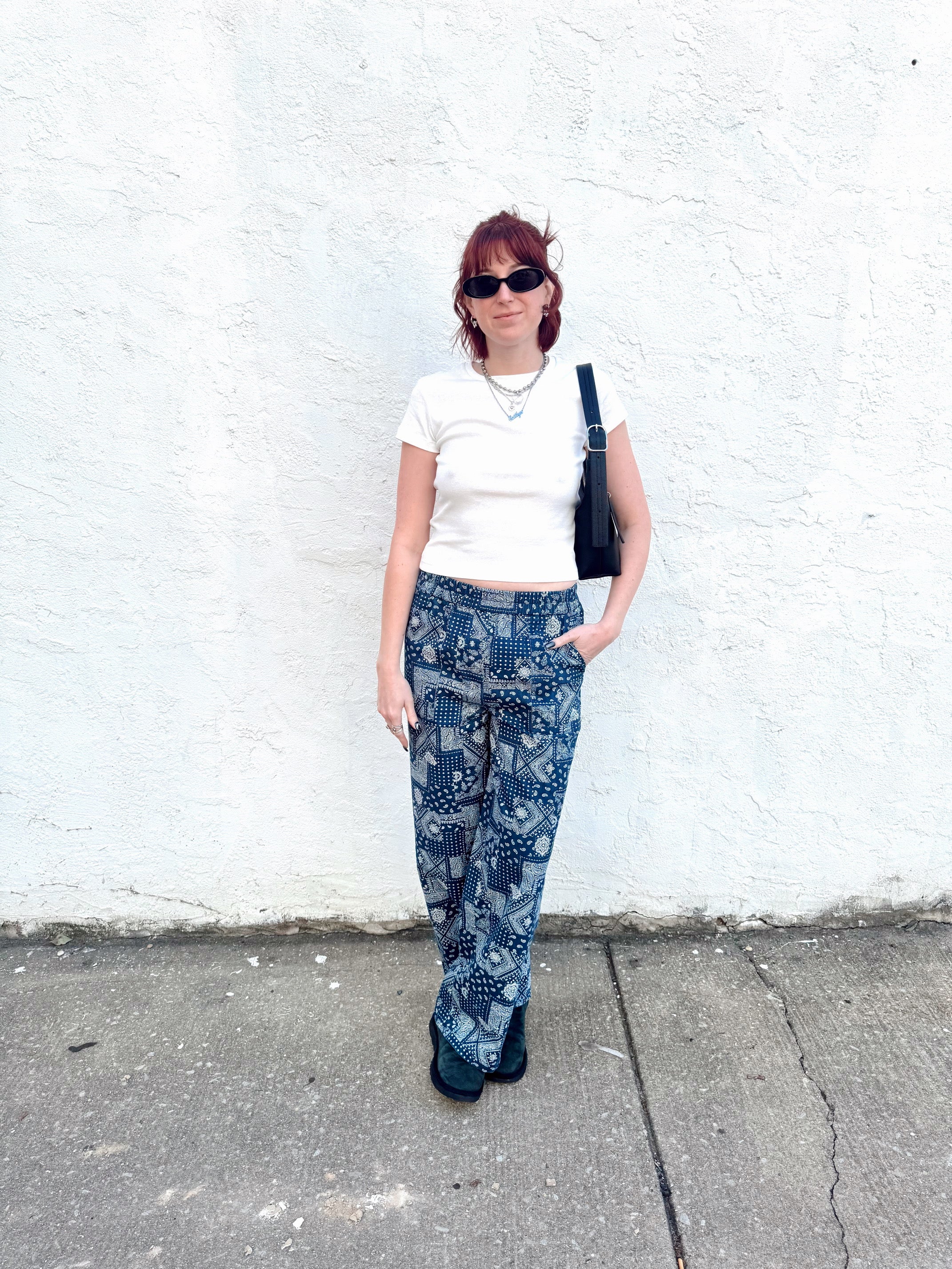 Bandana Patchwork Pants