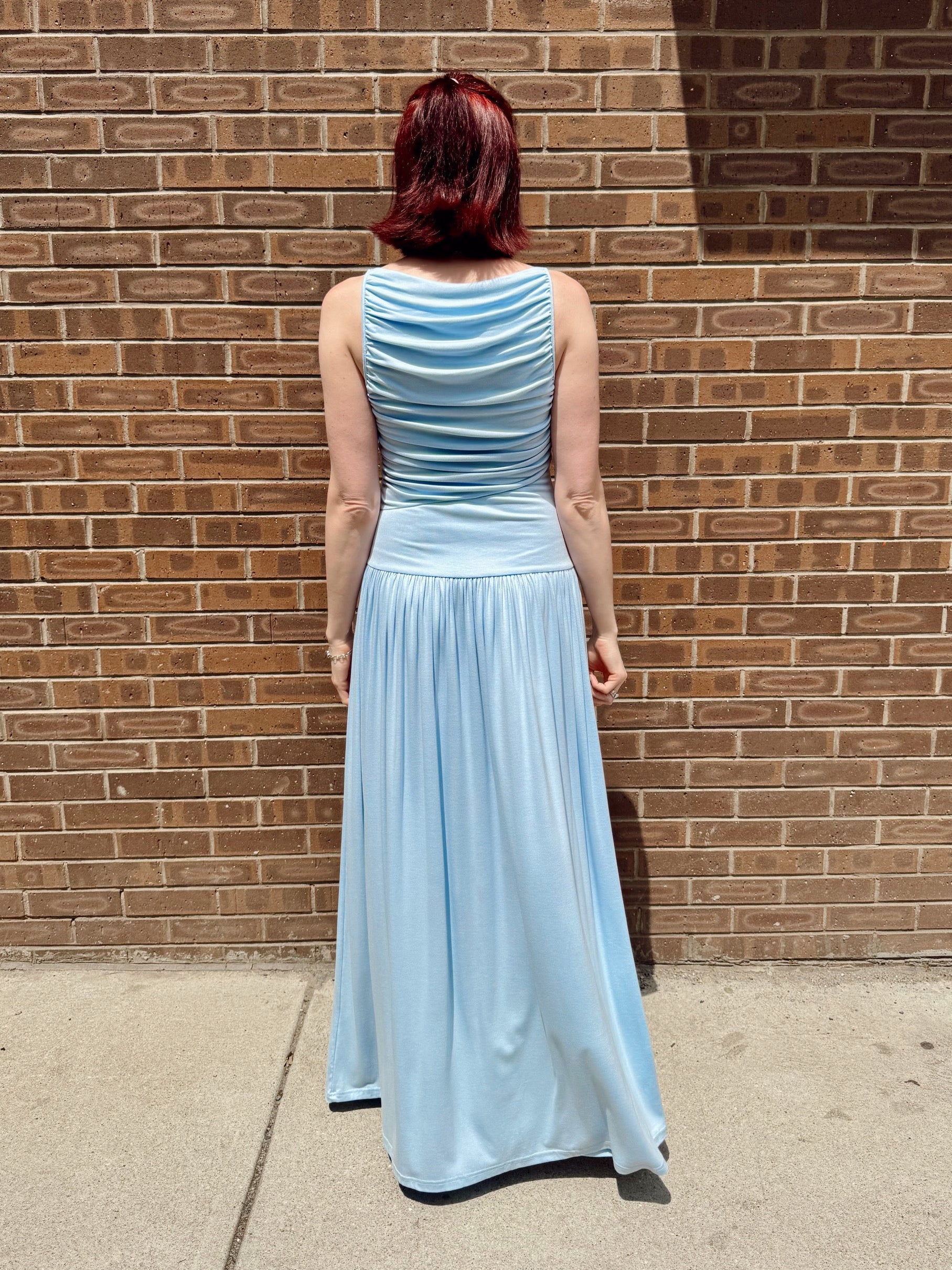 Leni Maxi Dress - Light Blue