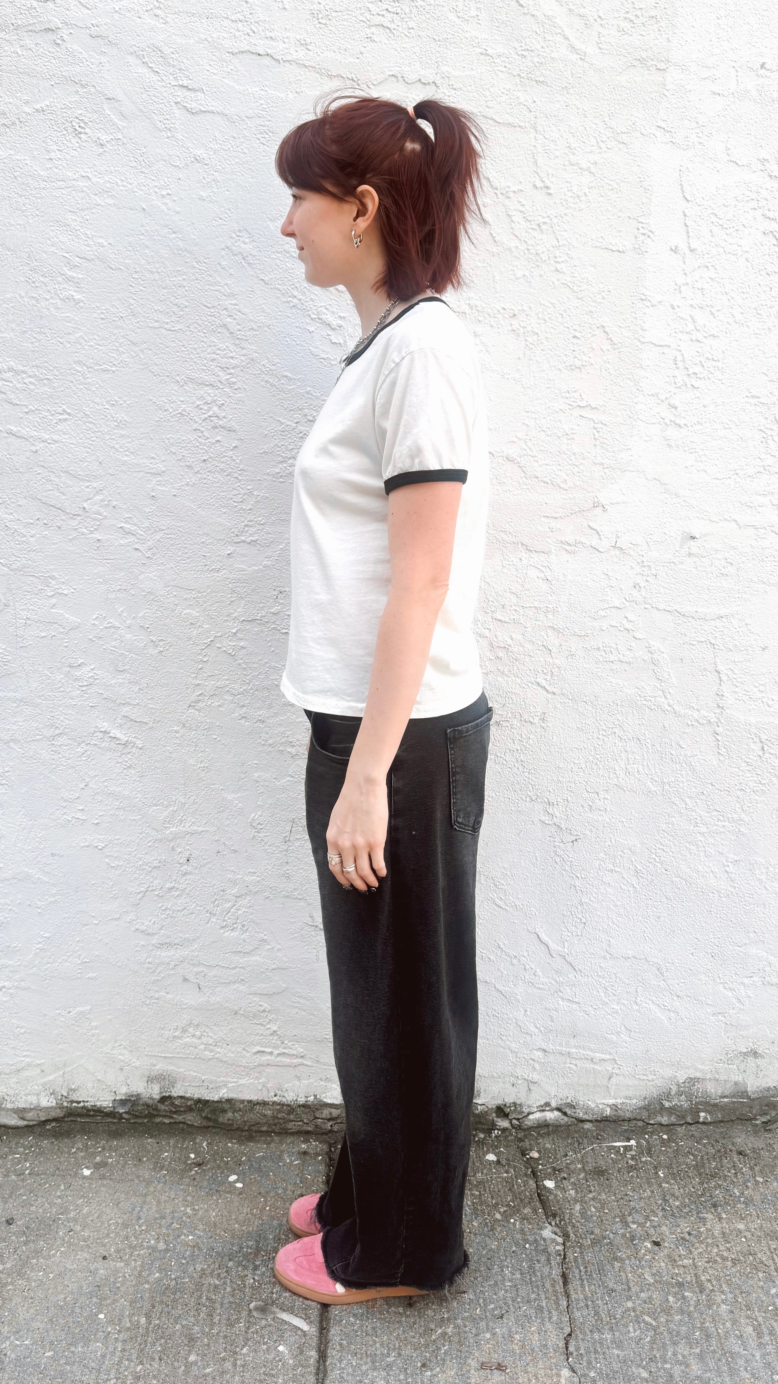 Vintage Ringer Tee - Black