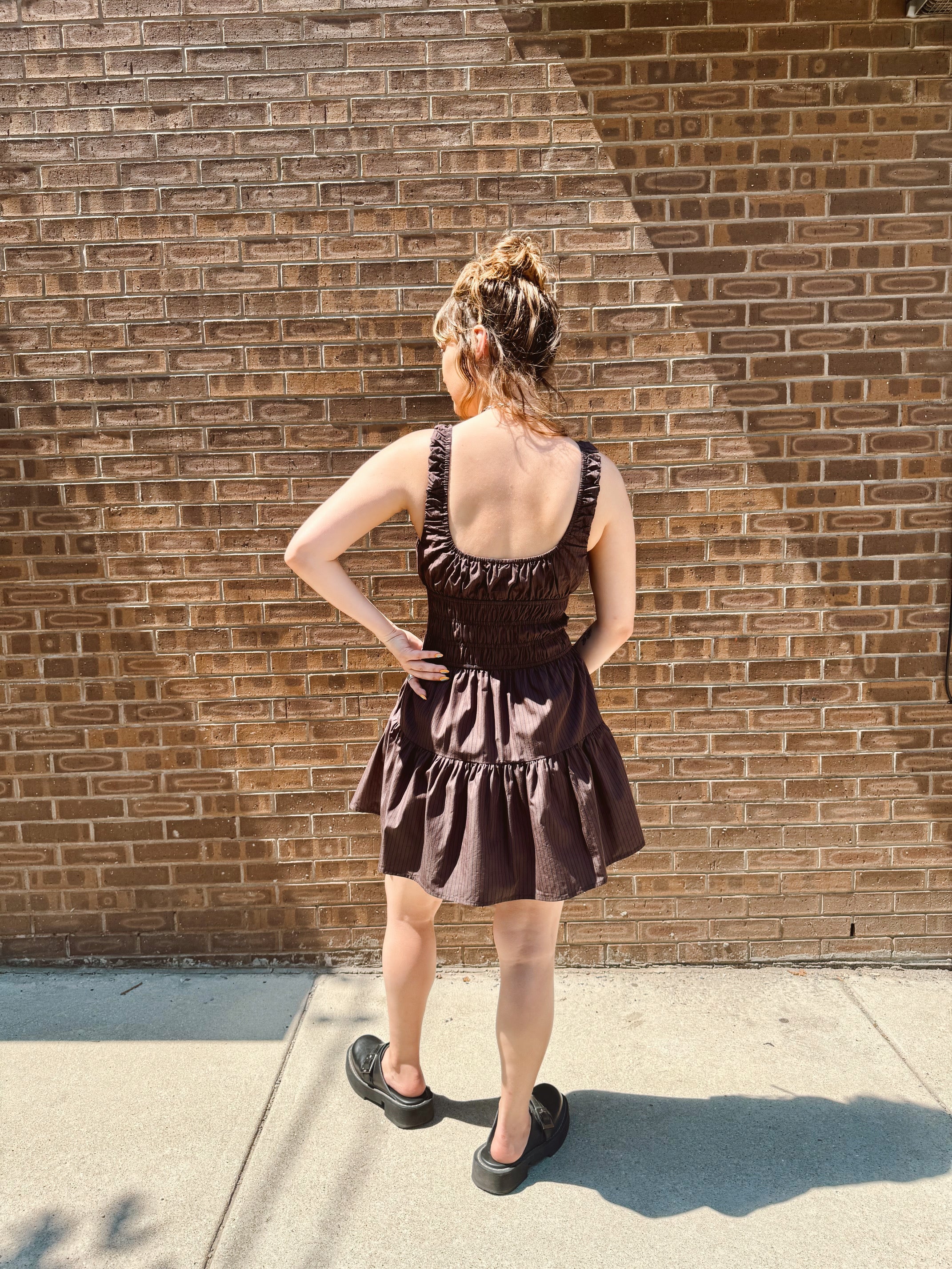 Salt Mini Dress - Brown