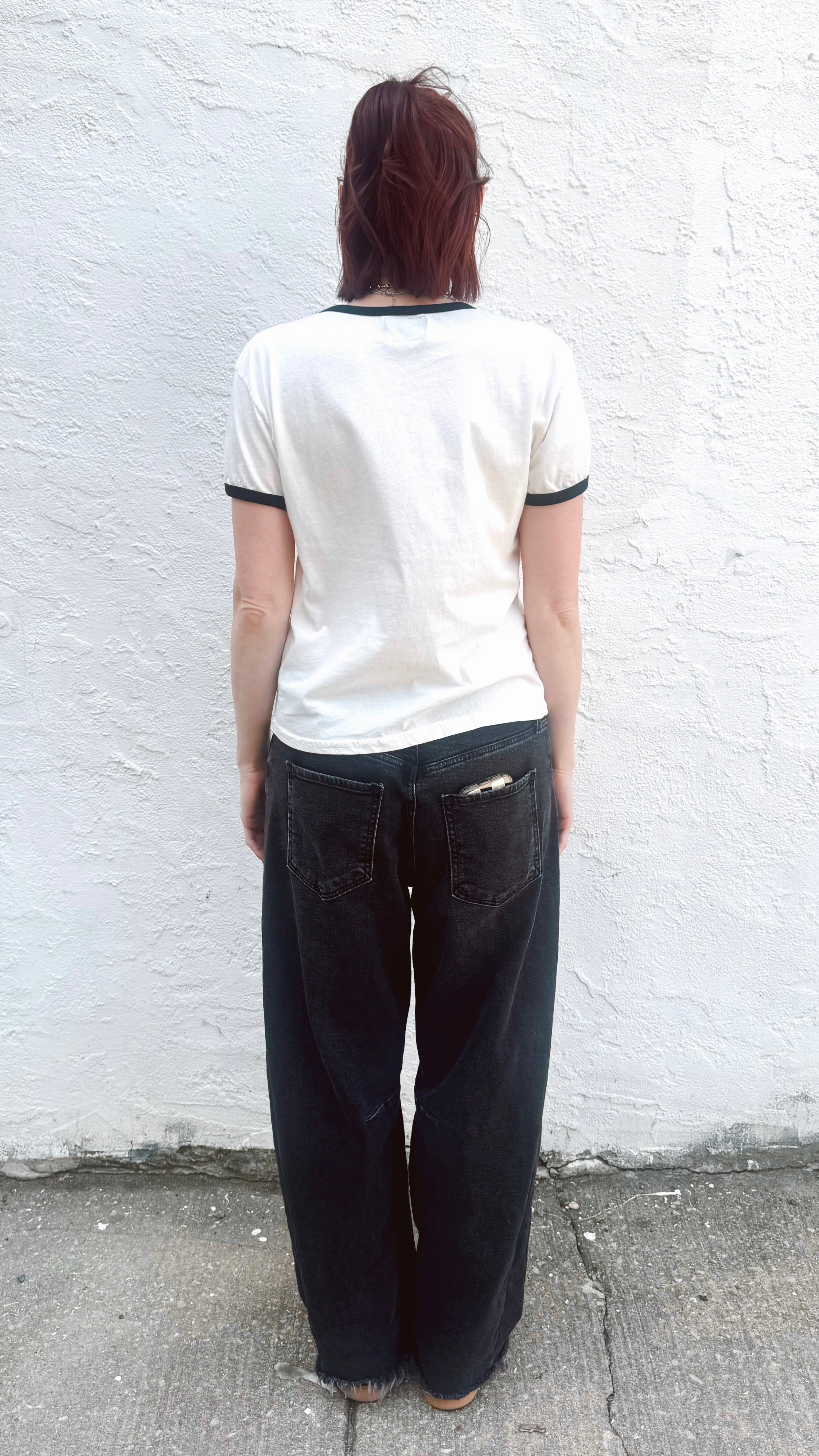 Vintage Ringer Tee - Black
