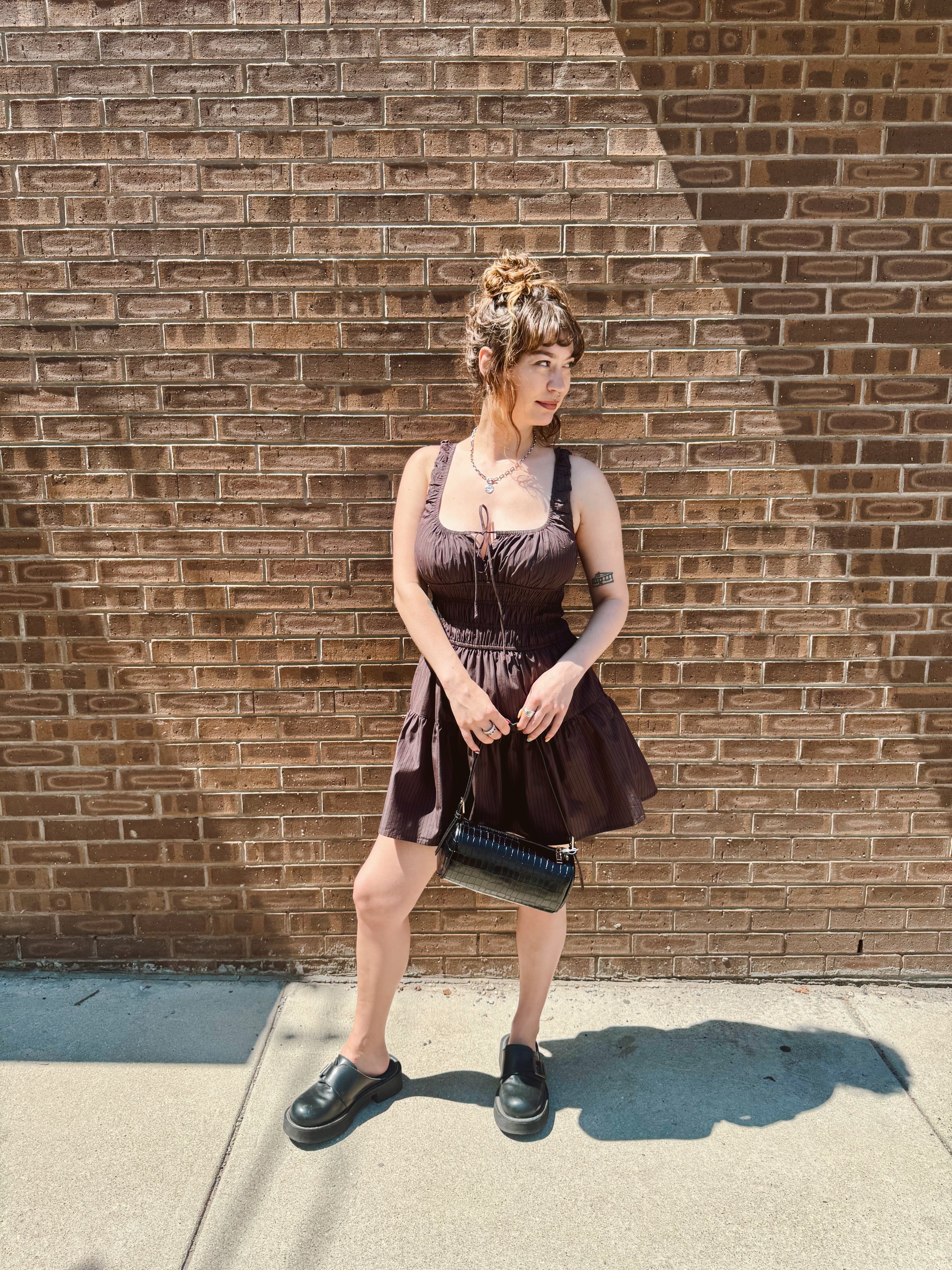 Salt Mini Dress - Brown