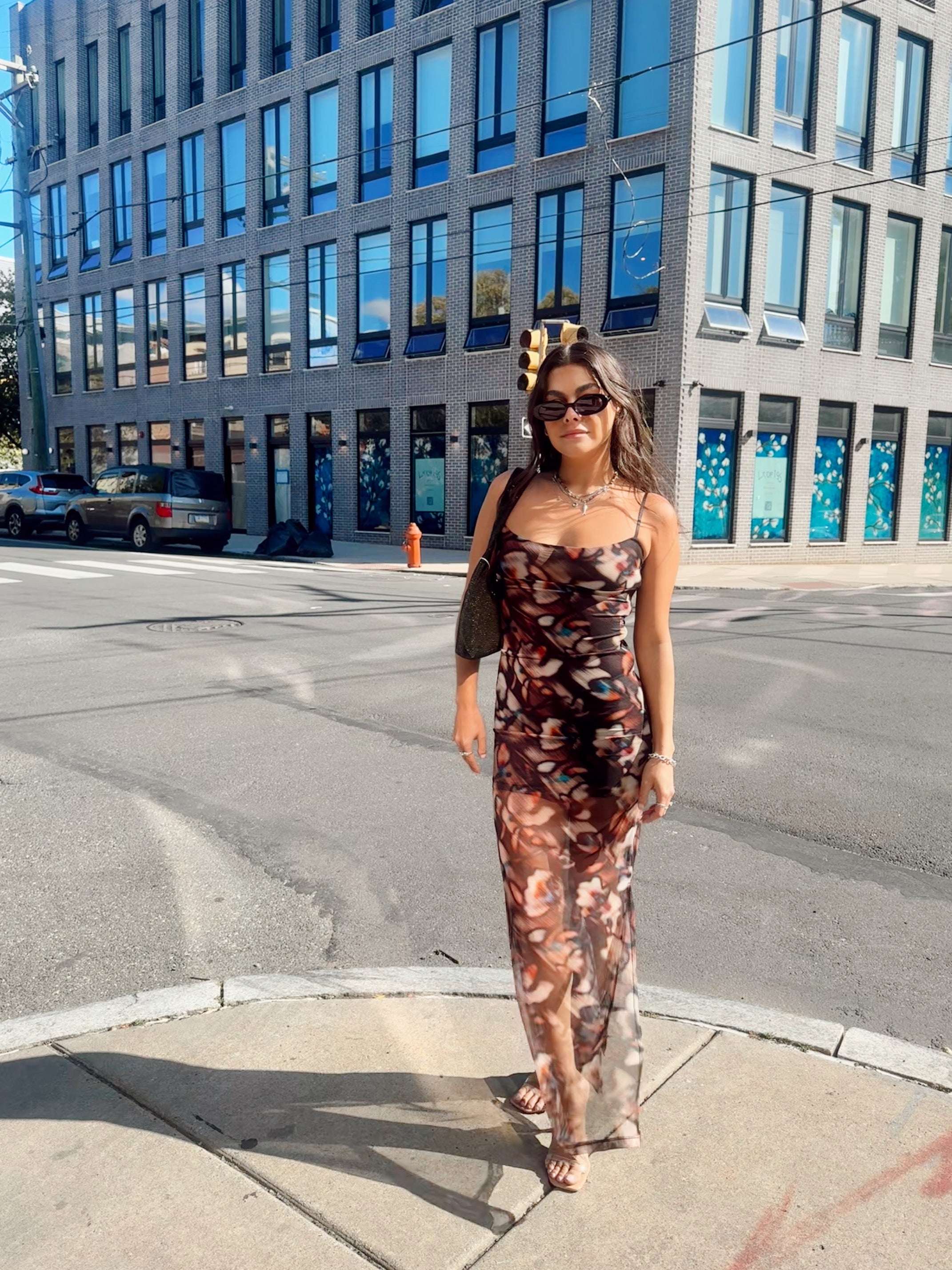 Claire Mesh Dress