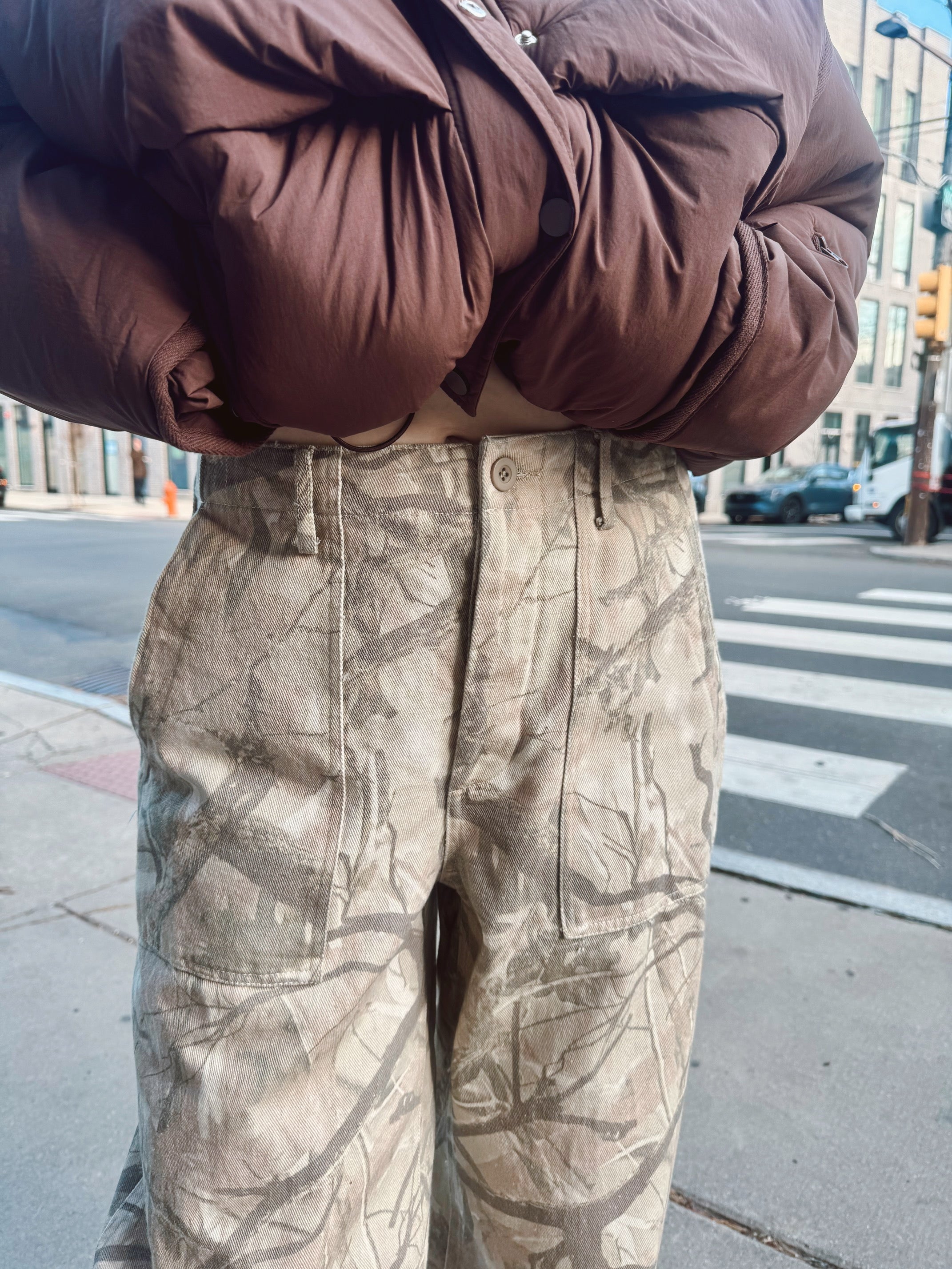 Woodland Camo Baggy Pants