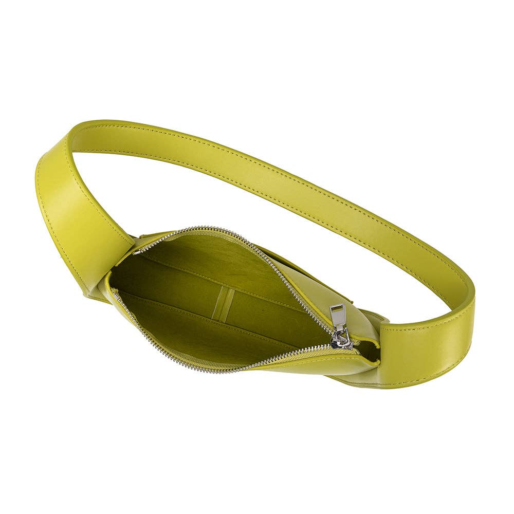 Willow Pistachio Recycled Vegan Shoulder Bag