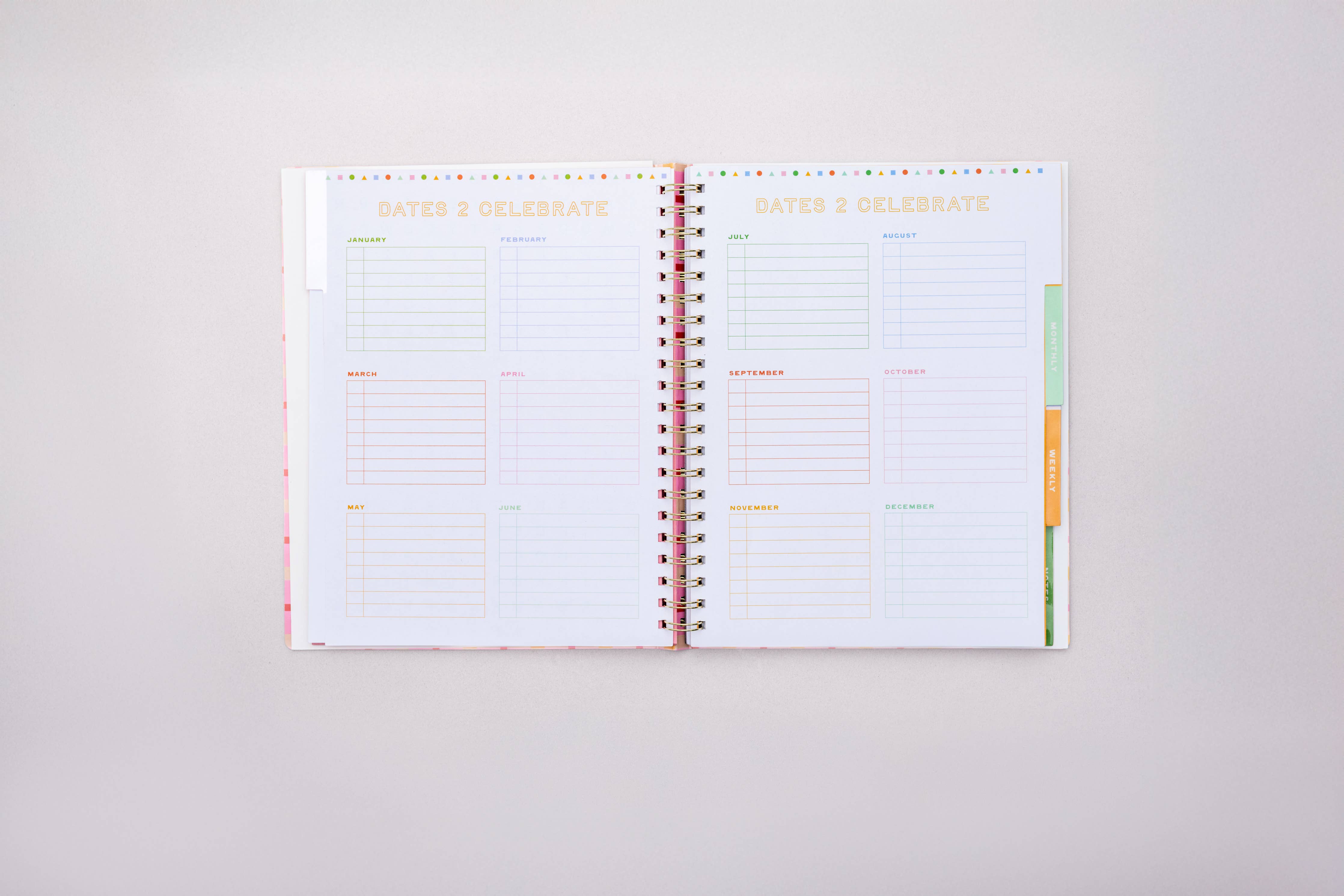 Weekly Undated Planner, Ready for Anything