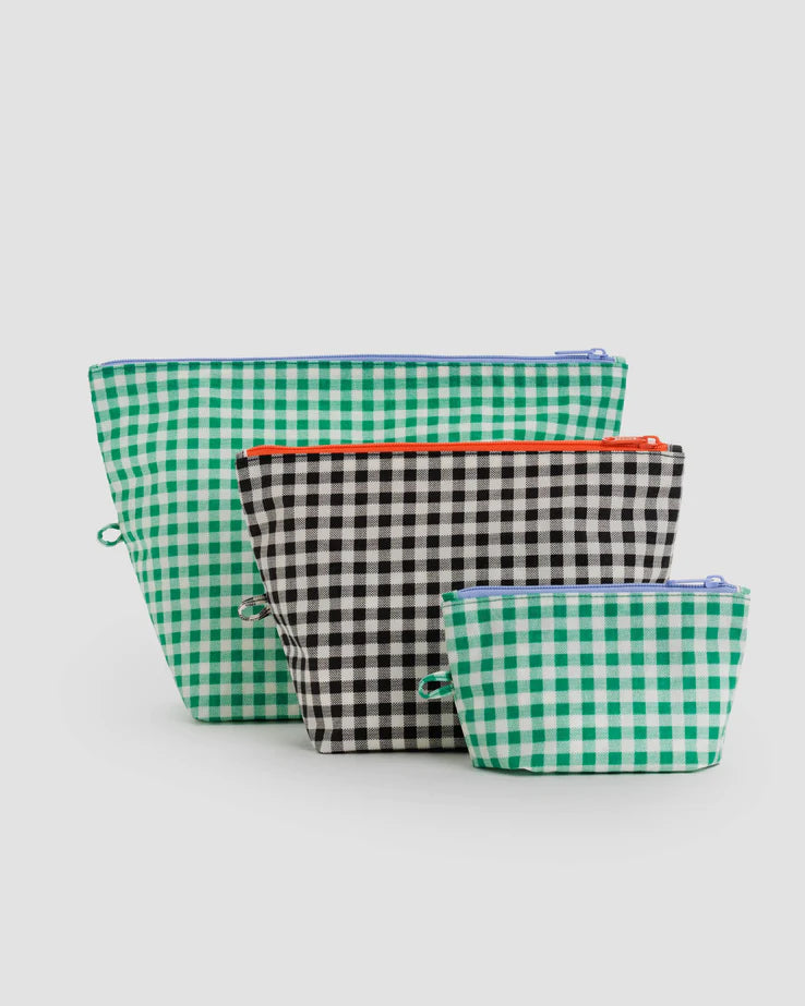 GO Pouch Set - Gingham