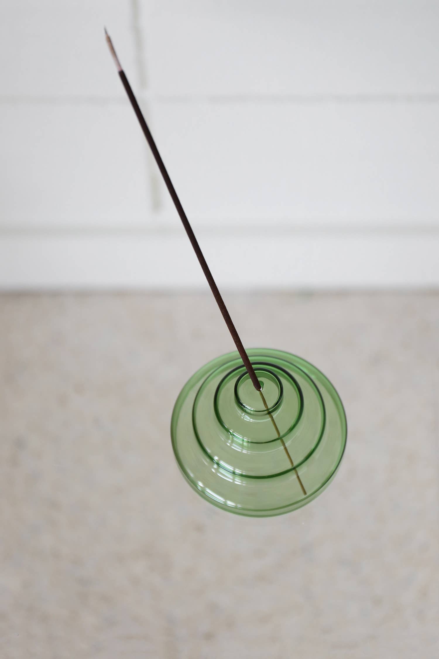 YIELD - Glass Meso Incense Holder - Verde