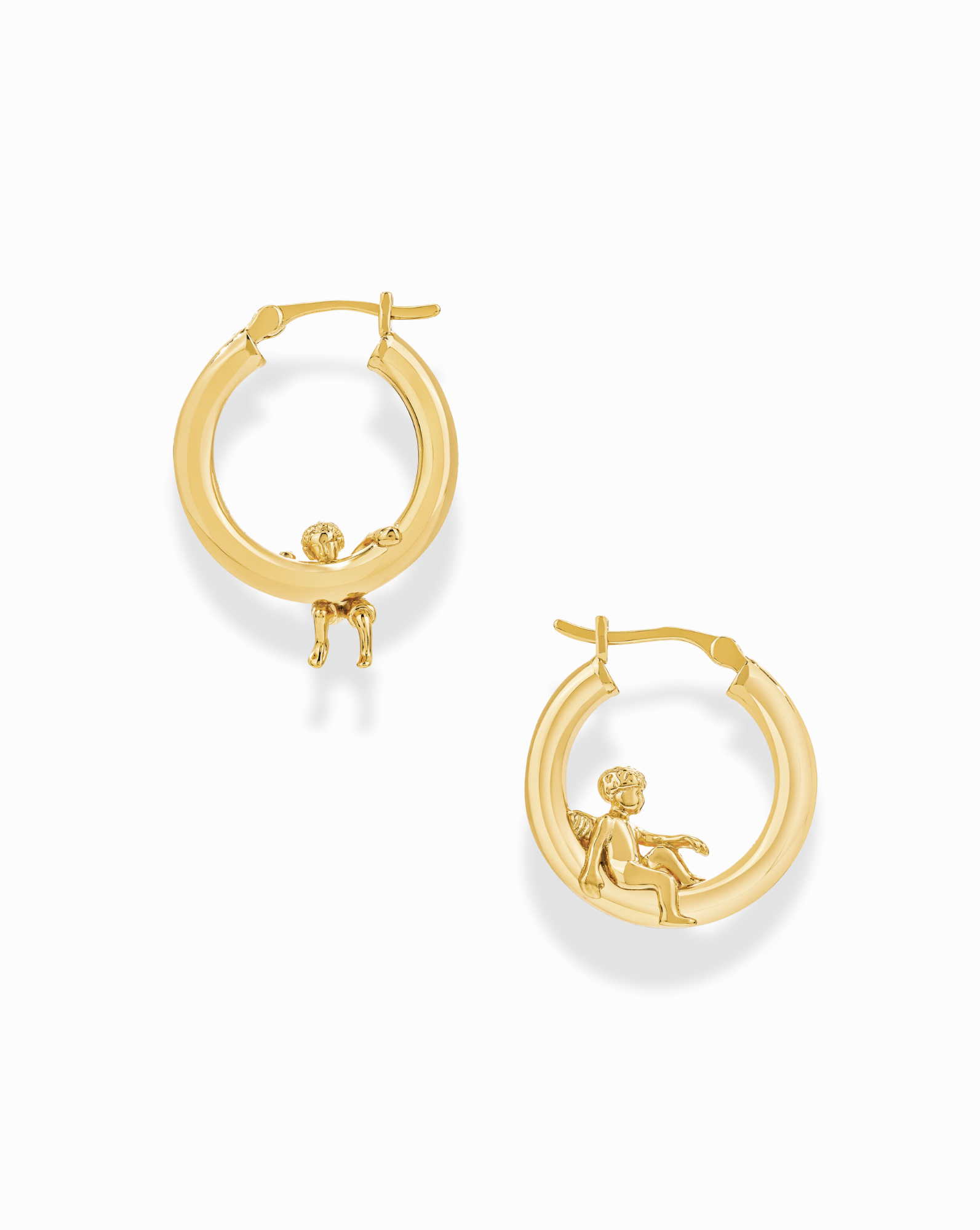 Cherub Hoops - Gold