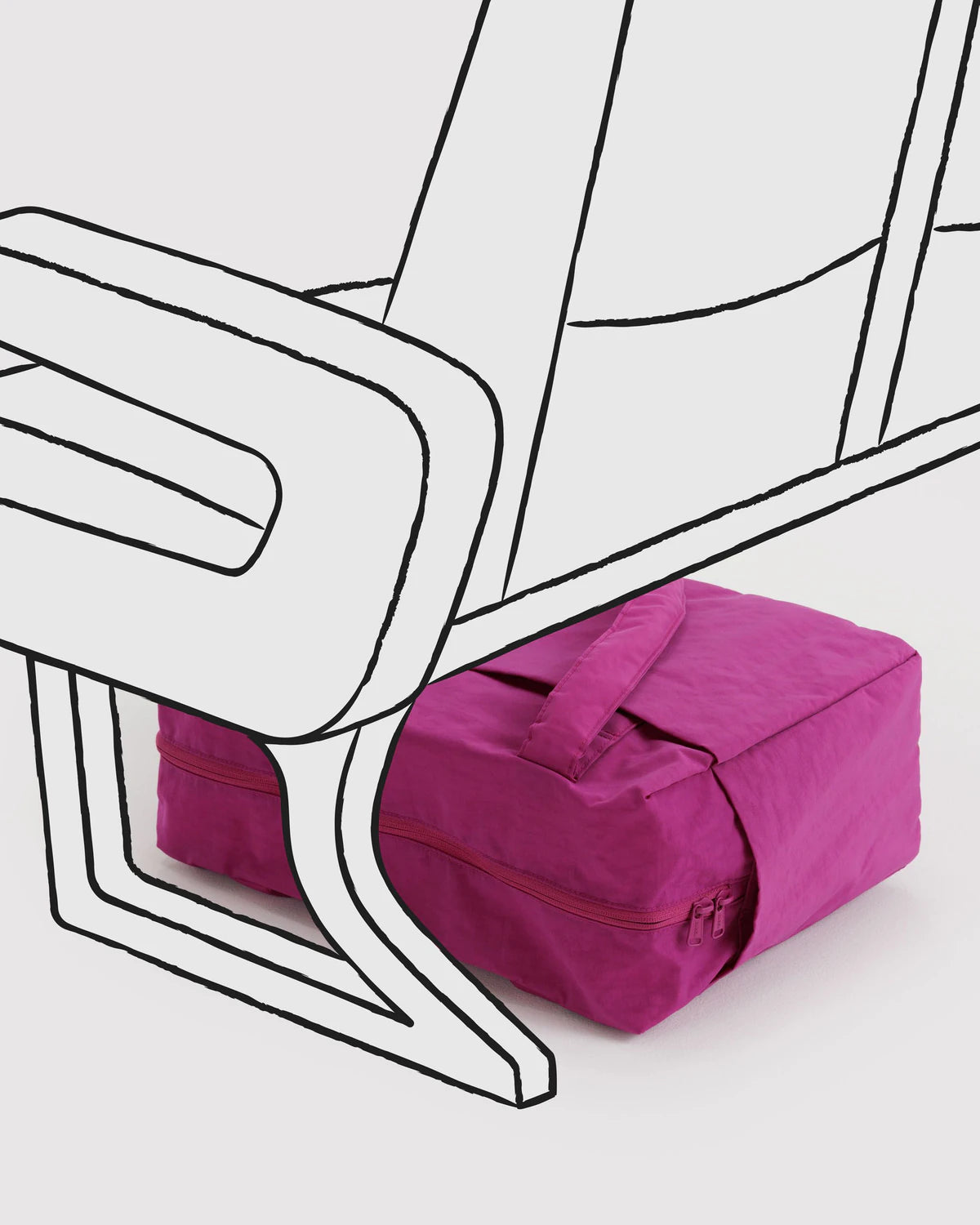 Small Cloud Carry-On - Deep Fuchsia