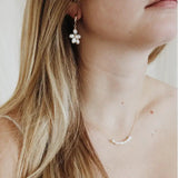 Silver Fleur Earrings