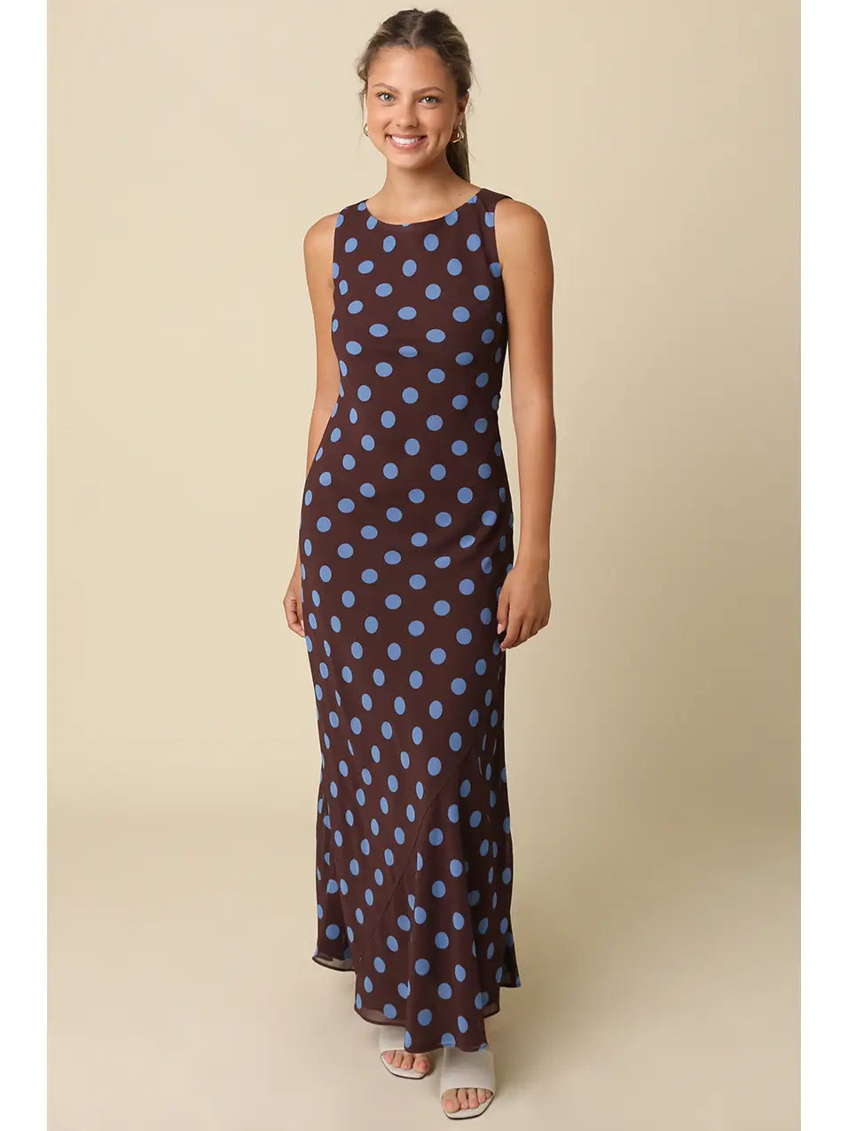 Miley Polka Dot Maxi Dress