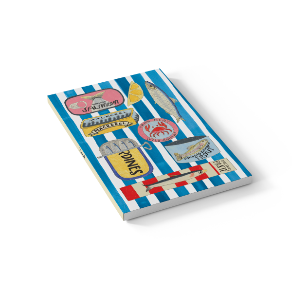 Tinned Fish Soft Touch Notebook