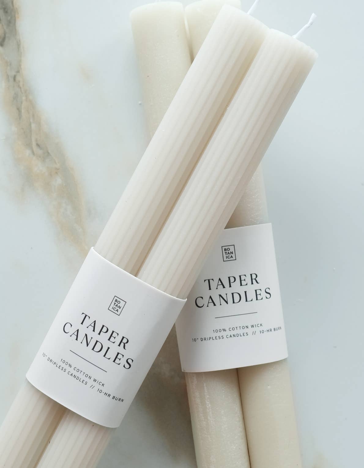 Taper Candle Pair - Neutral