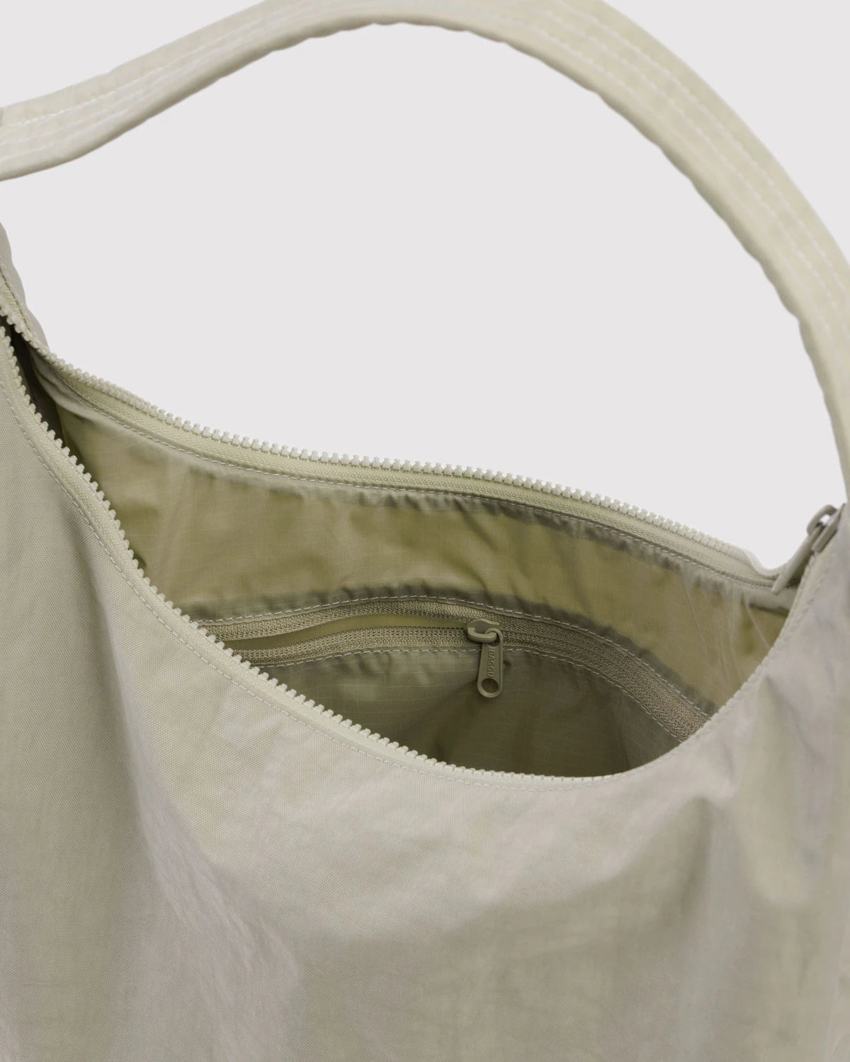 Nylon Shoulder Bag - Celadon