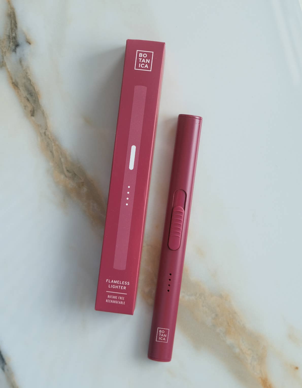 Flameless Rechargeable Lighter - Red