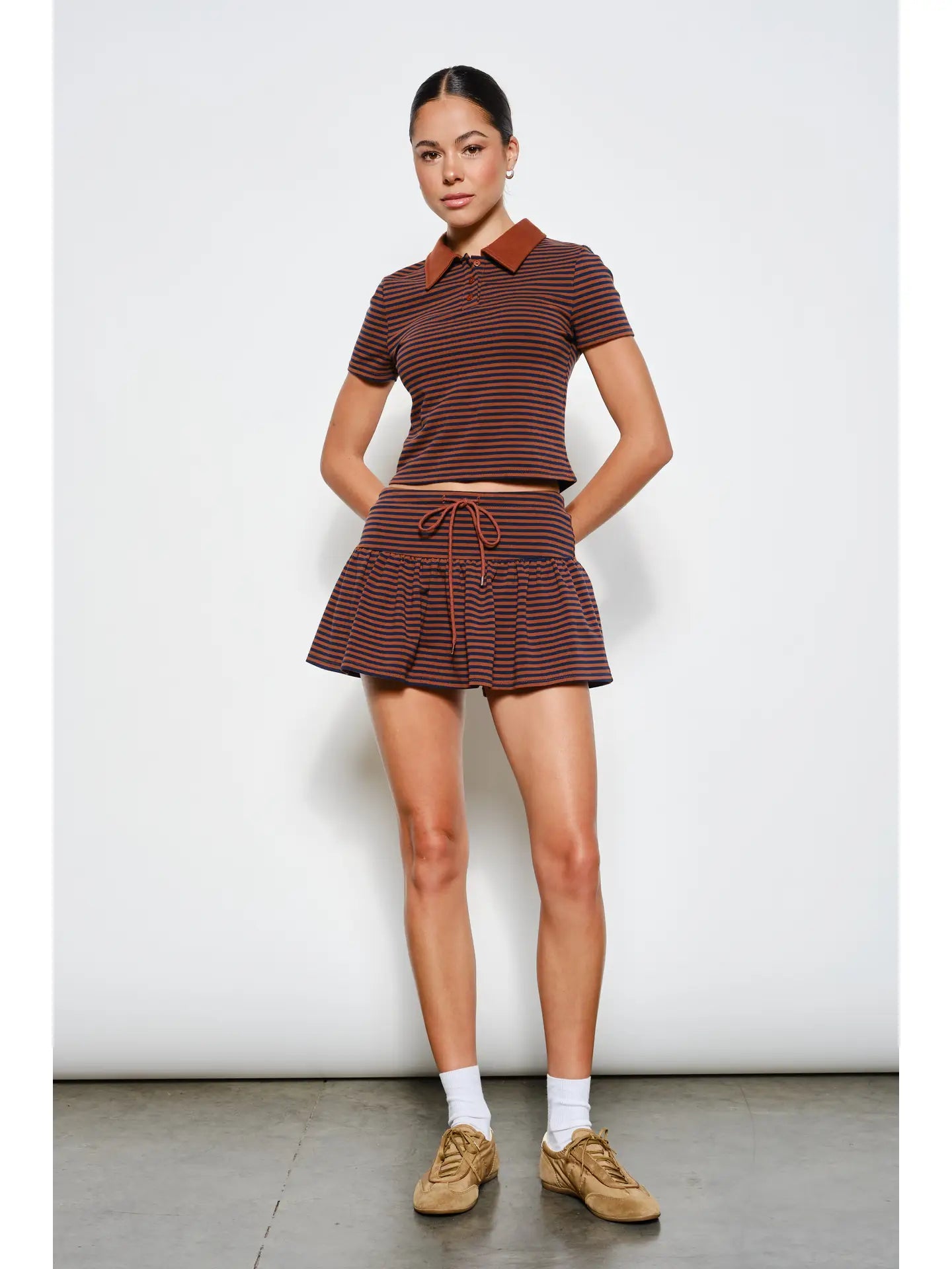 Franklyn Striped Skort