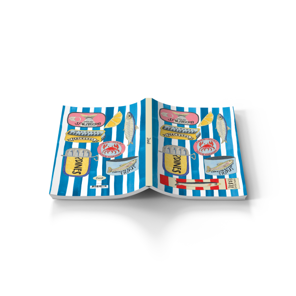Tinned Fish Soft Touch Notebook