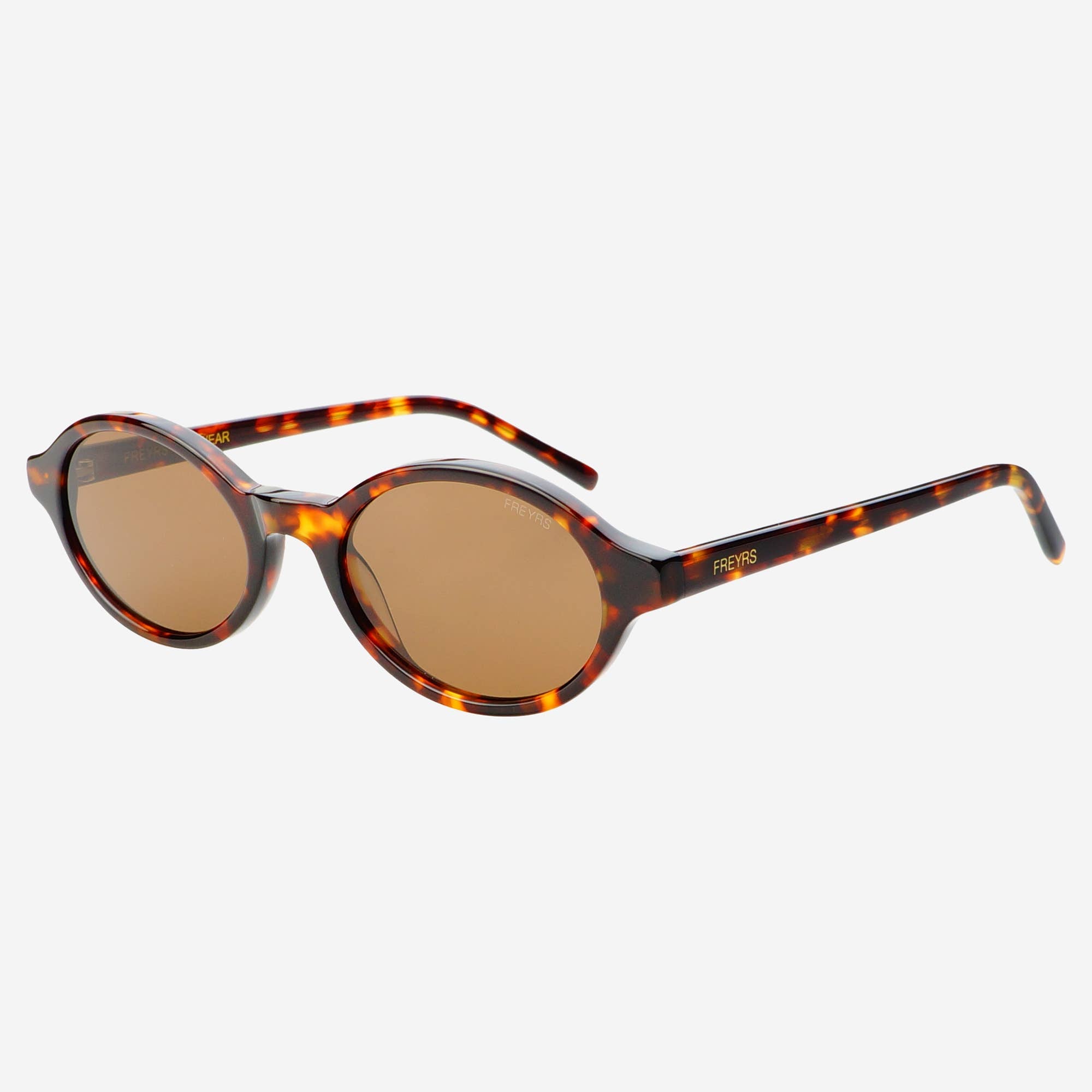 Zoe Tortoise Round Sunglasses