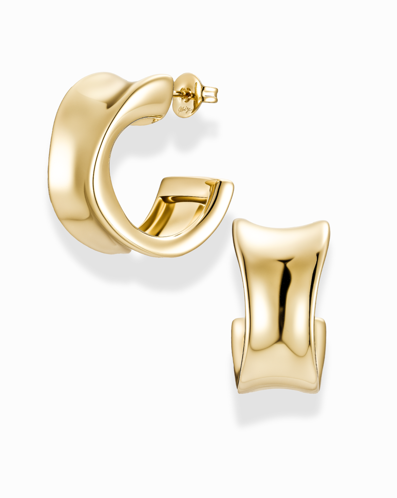 Zara Volume Hoops - Gold