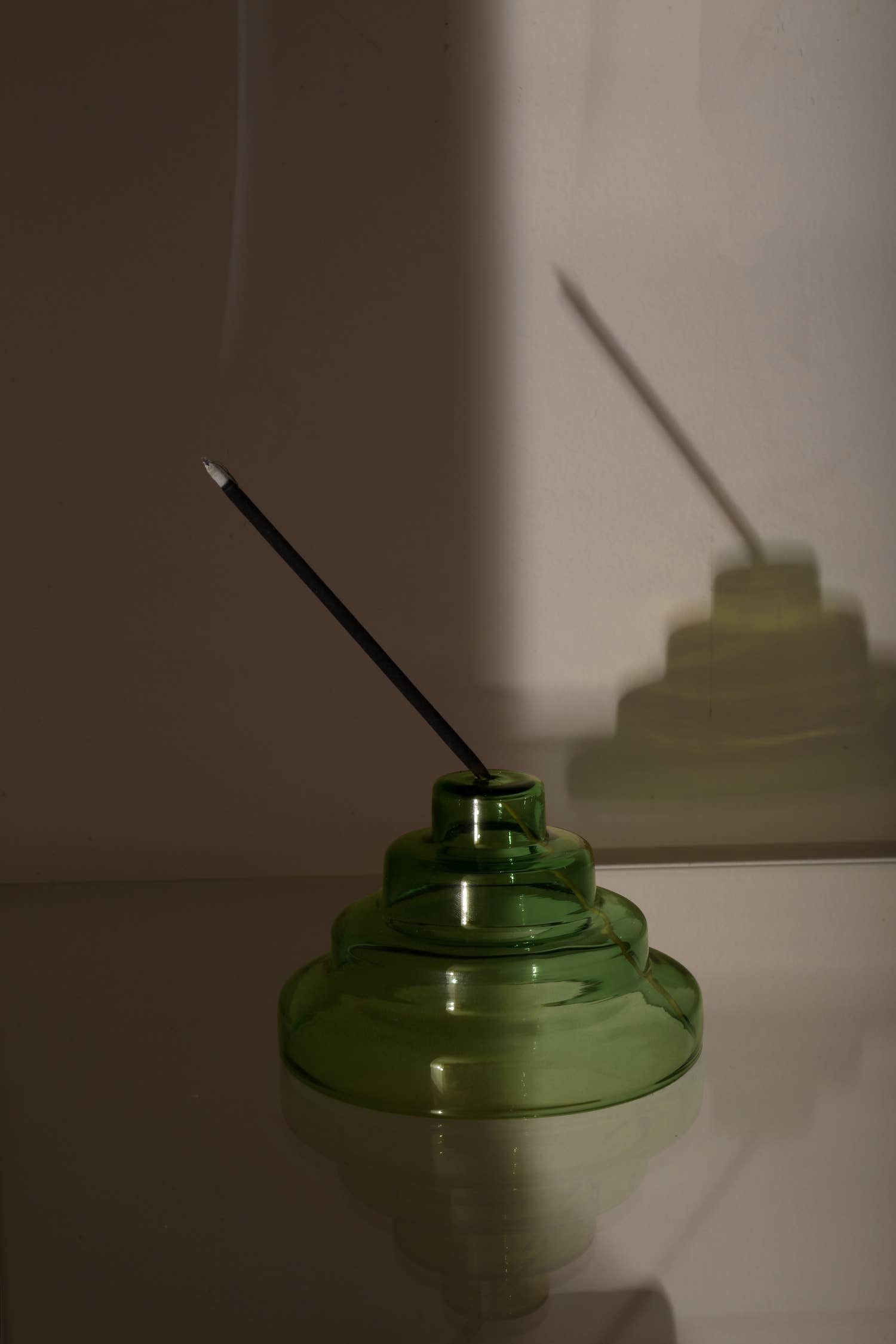 YIELD - Glass Meso Incense Holder - Verde