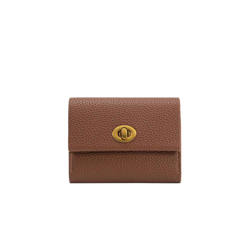 Rita Nutmeg Vegan Leather Card Case Wallet