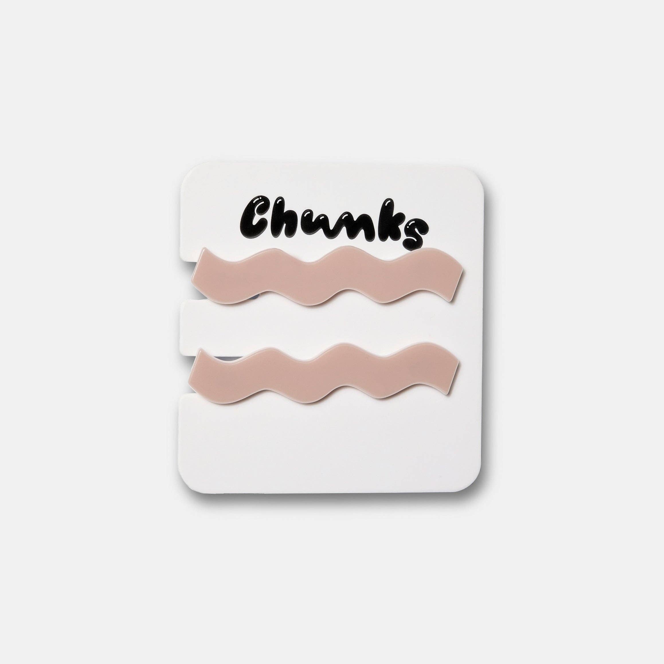 Allie Clips in Taupe - Downerss