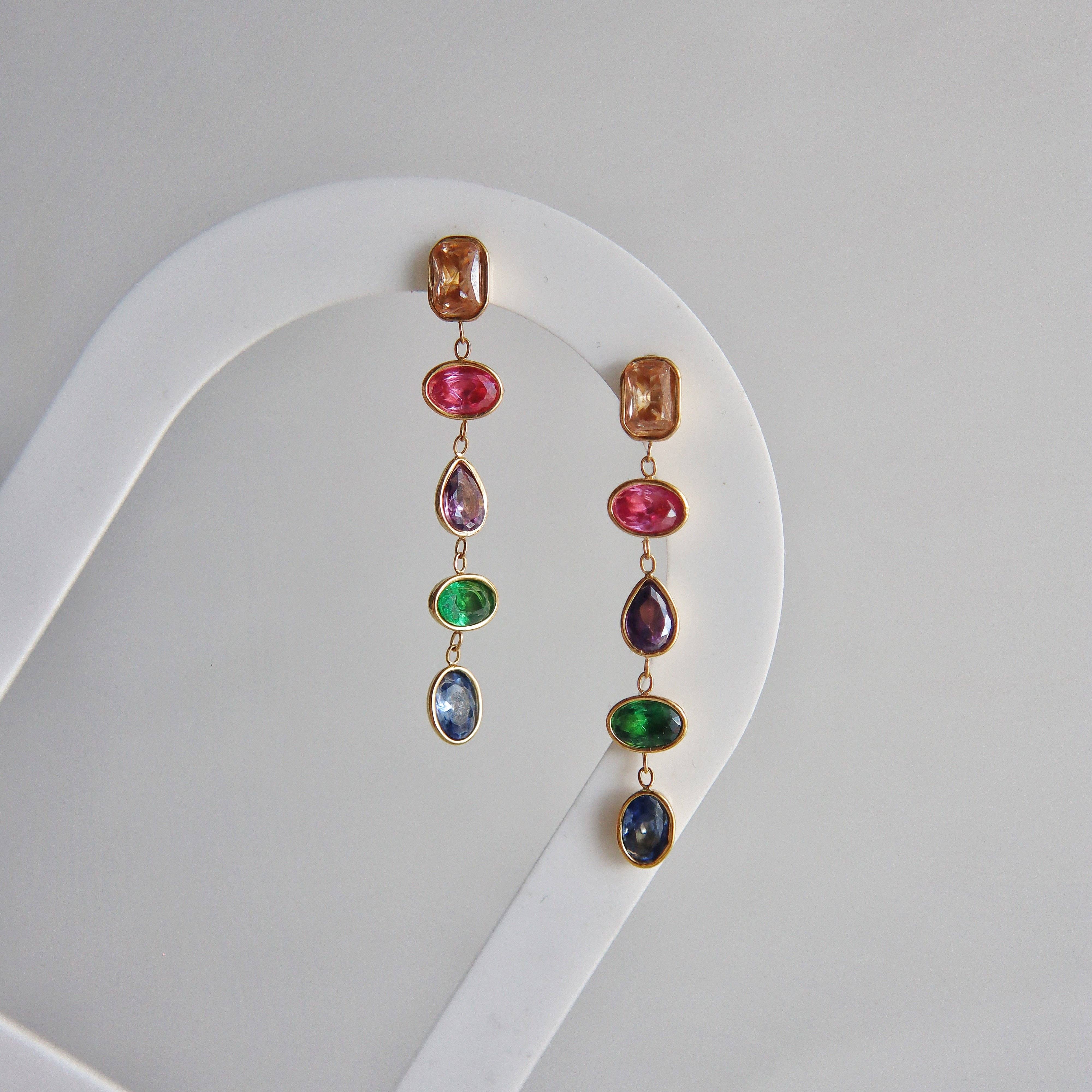 Leilani Rainbow Dangle Earrings